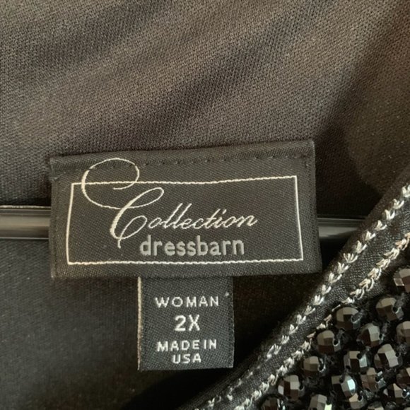 2x Dressbarn Collection black embellished jumpsuit - Picture 3 of 4